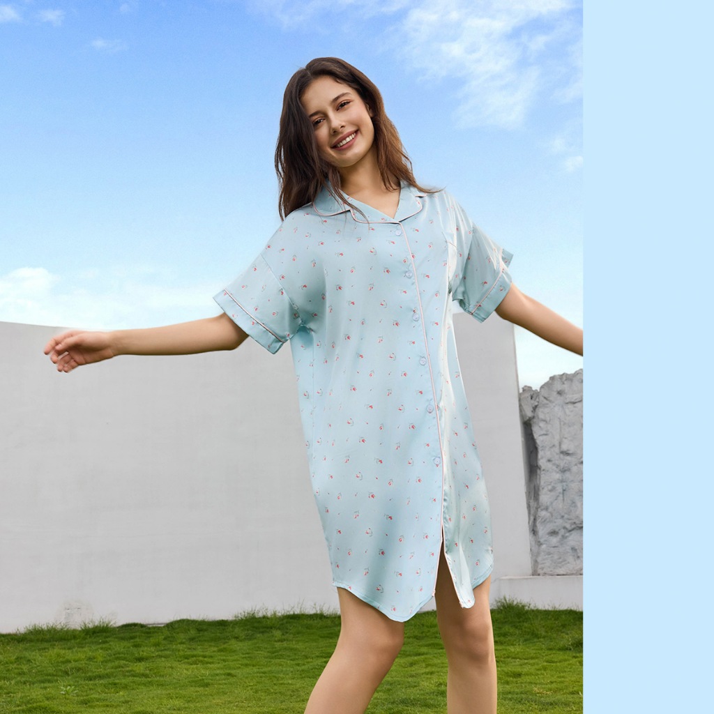 Sorella Loungewear Aqua Blossom N35-NE3084