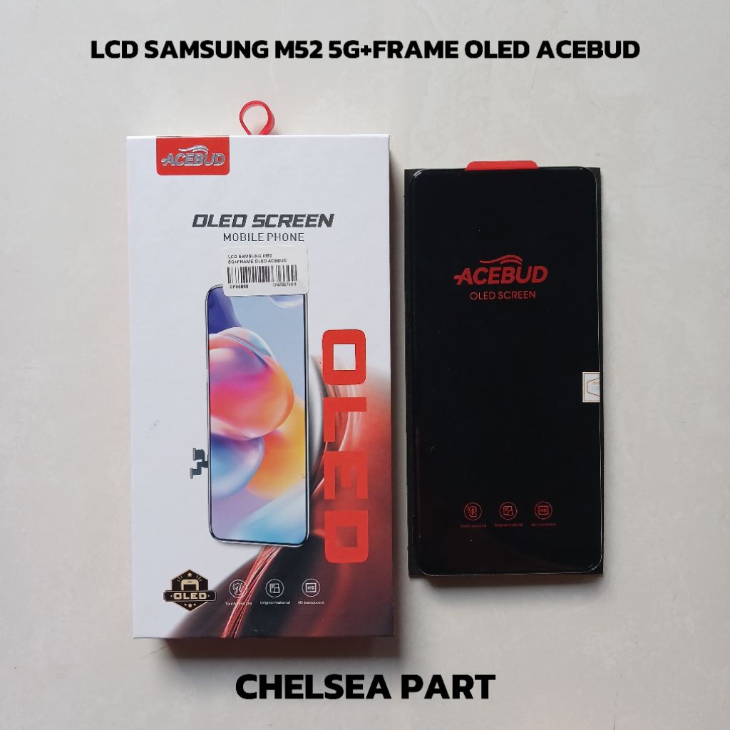 LCD SAMSUNG M52+FRAME OLED ACEBUD