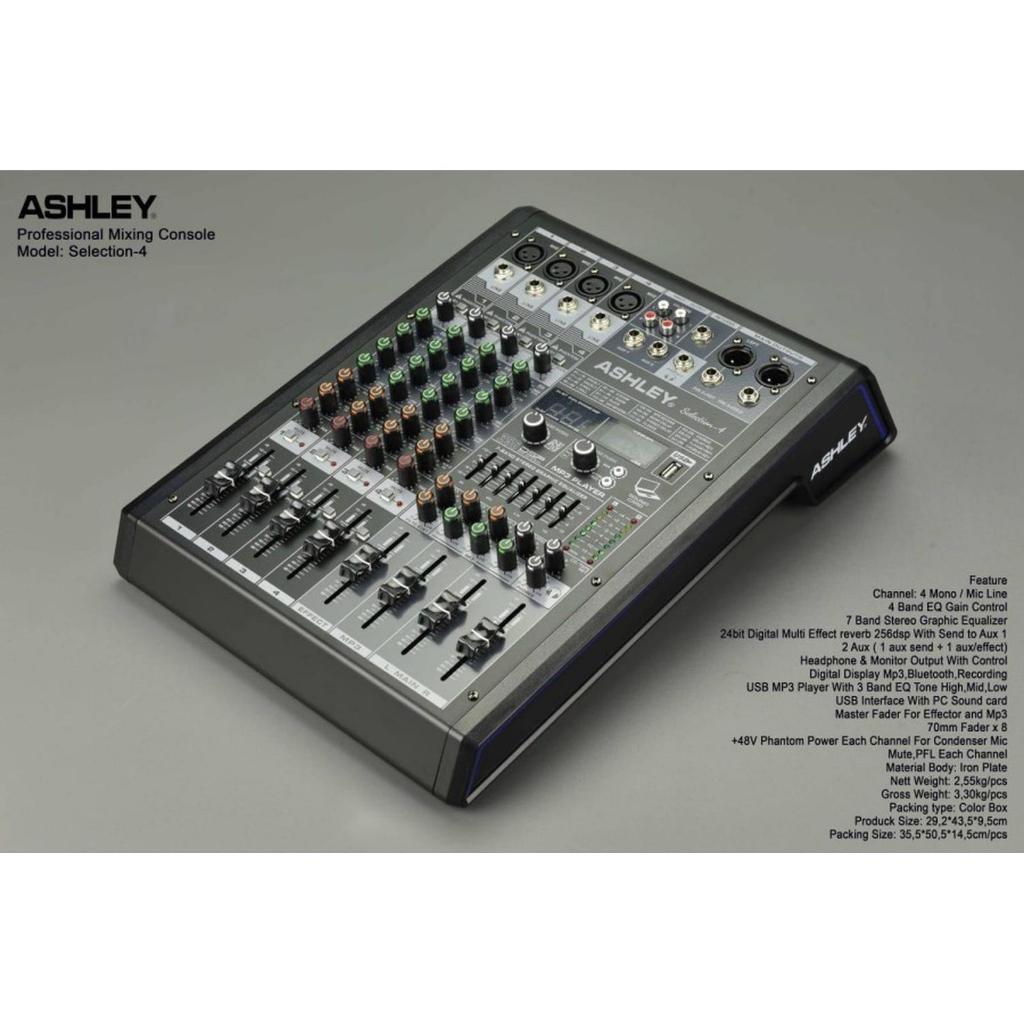 Mixer Ashley Selection-4 (4 Channel)