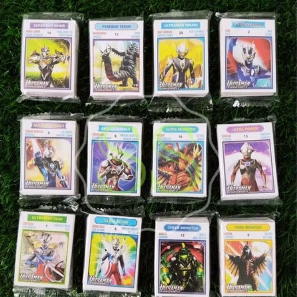 Kartu Kwartet Mainan Jadul era 90an isi 32 lembar (perplastik)