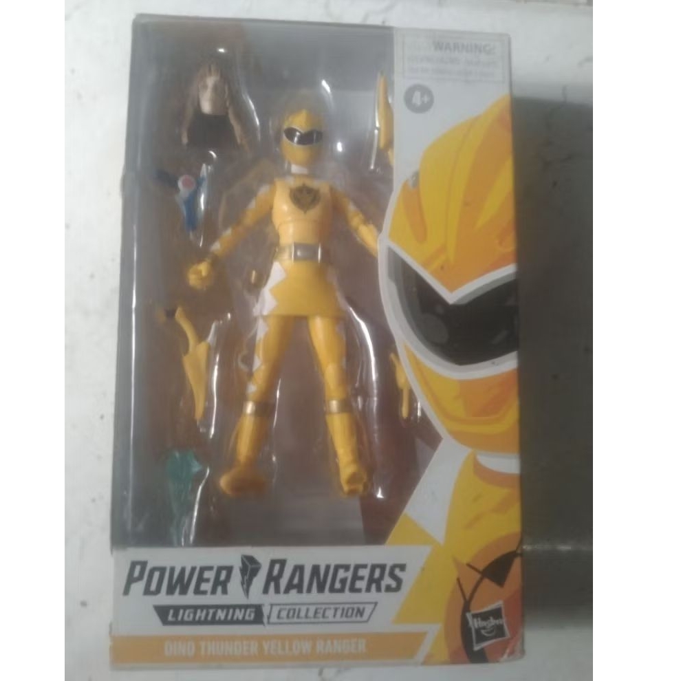 Power Ranger lightning collection Dhino thunder Yellow ranger Hasbro