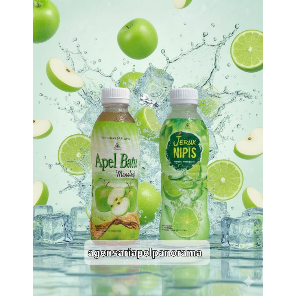 Minuman Apel Batu Malang dan Jeruk Nipis Malang Panorama