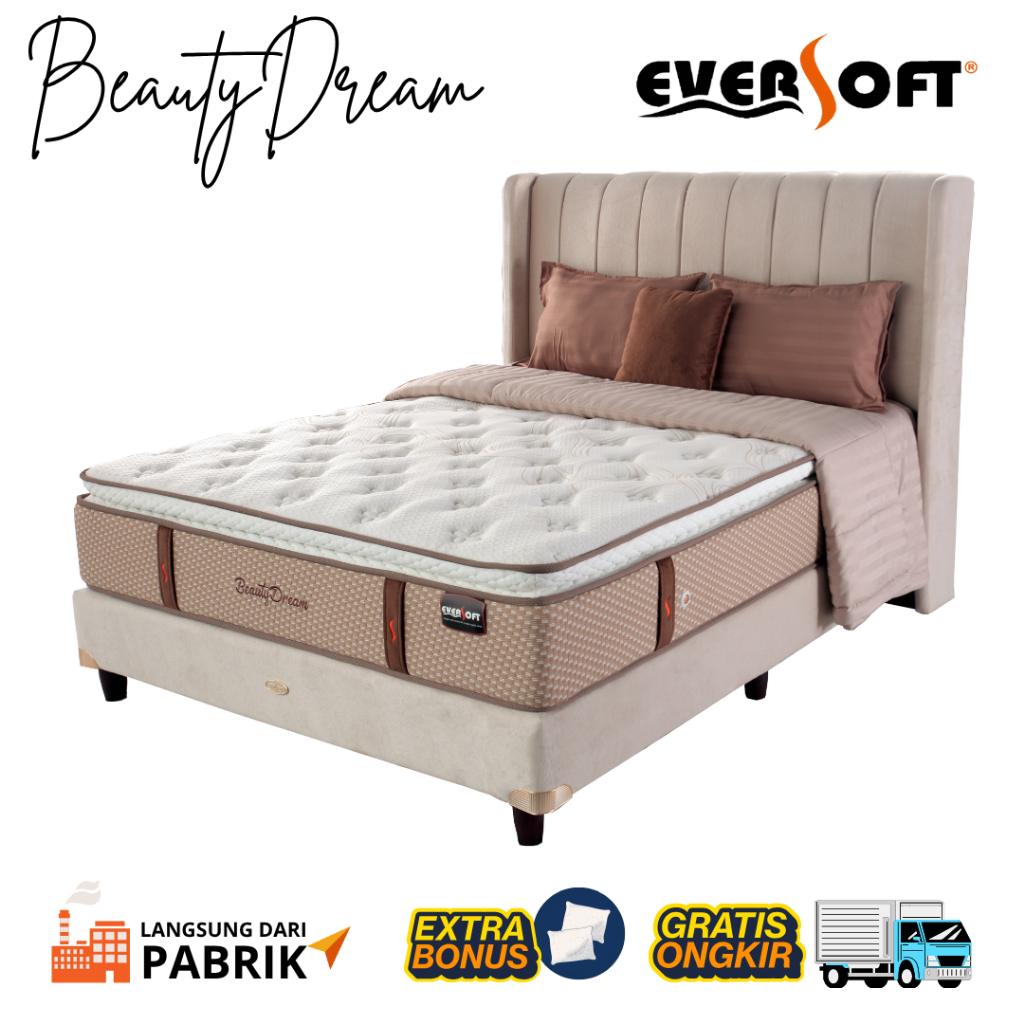 Kasur Springbed Eversoft Beauty Dream Pillow Top – Kualitas Hotel Bintang 5