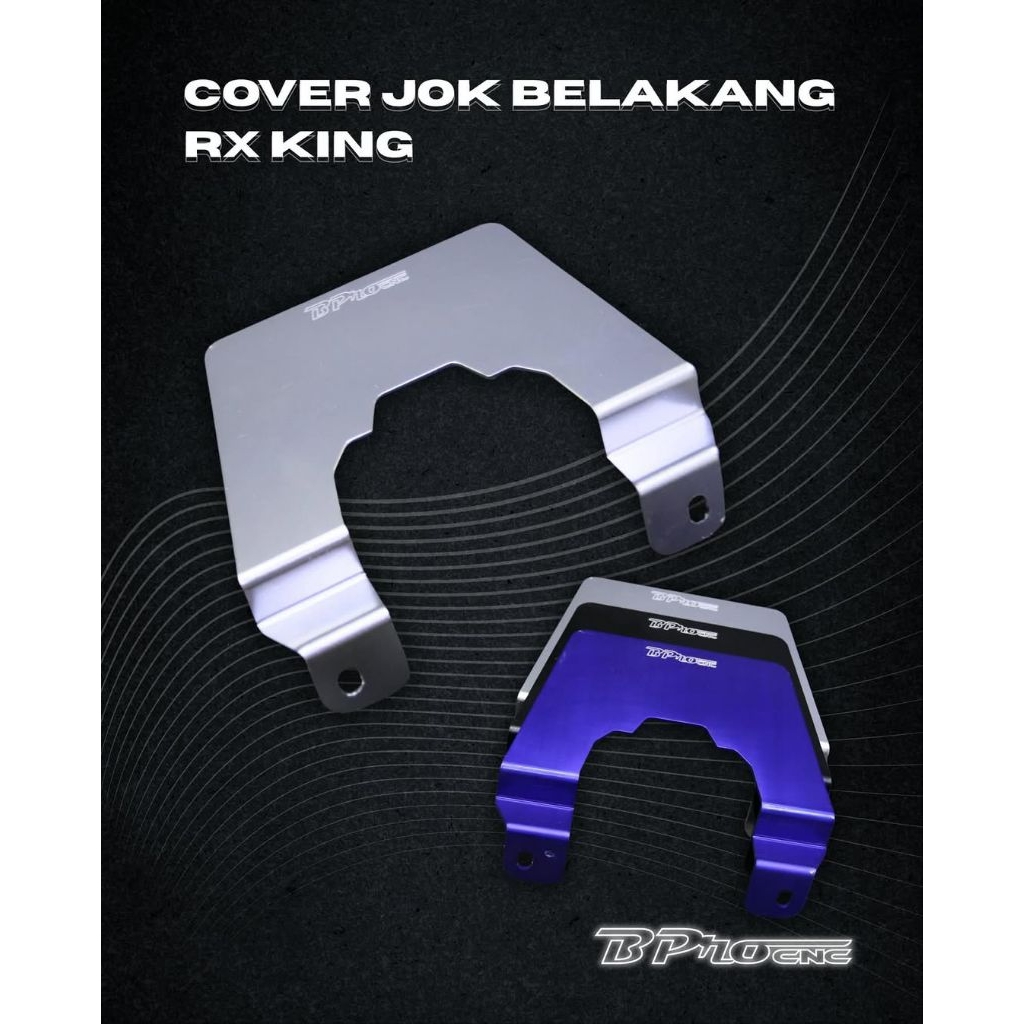 Cover Plat Jok Belakang Yamaha RX King rxking BPro Racing Almu Aluminium T6 Anodize Original Yamaha 