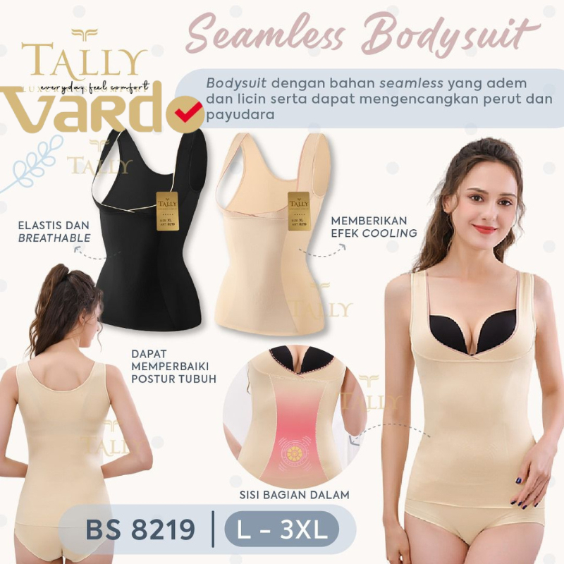 Tally Korset Pelangsing BS 8219 / Korset Tanktop Elastis / Bodysuit Seamless Tally