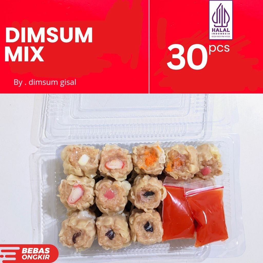 DIMSUM AYAM HALAL MIX ISI 30