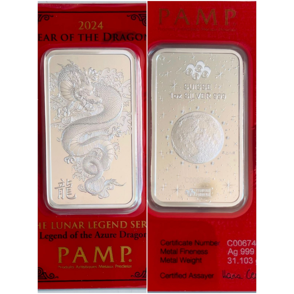TERMURAH Perak Fine Silver PAMP Naga ANTAM Indonesian Heritage Singapore Mint Ular Mint Kerbau 1 oz 