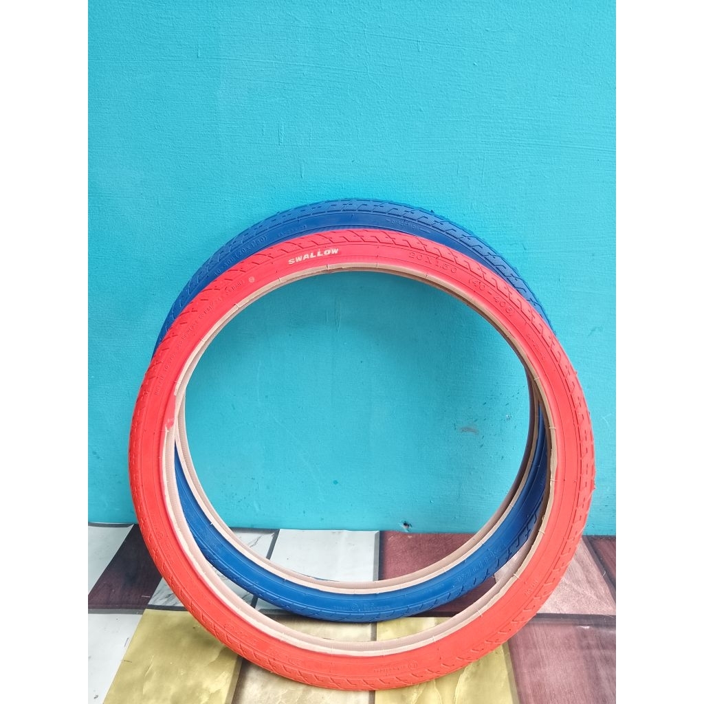 Ban Luar Sepeda Warna 20 X 1.50 Swallow Ban Luar Warna BMX 20