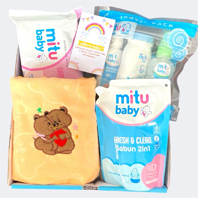 HAMPERS BAYI PAKET MINI TRAVEL MITU BABY [MT2-PLY] || KADO KELAHIRAN PREMIUM
