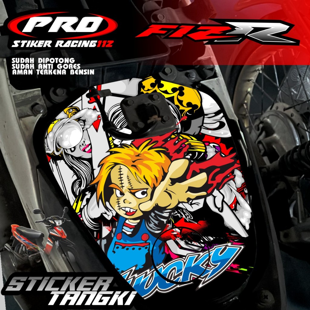 STIKER TANGKI FIZR STIKER TANGKI TEMPEL BODY MOTOR FIZR STIKER TANGKI FIZR