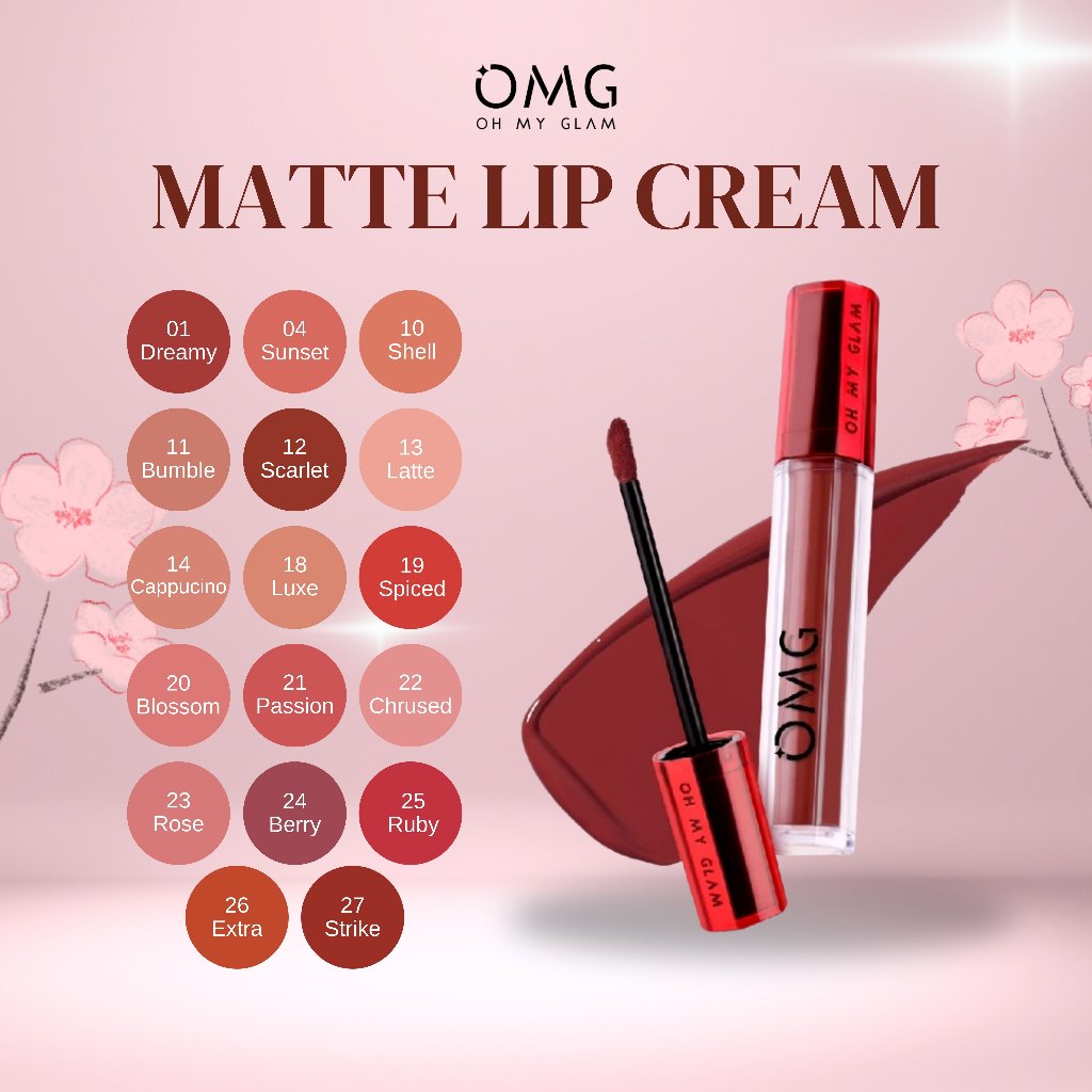 OMG - MATTE LIP CREAM + FREE GIFT / LIP MATTE OMG / LIP CREAM OMG