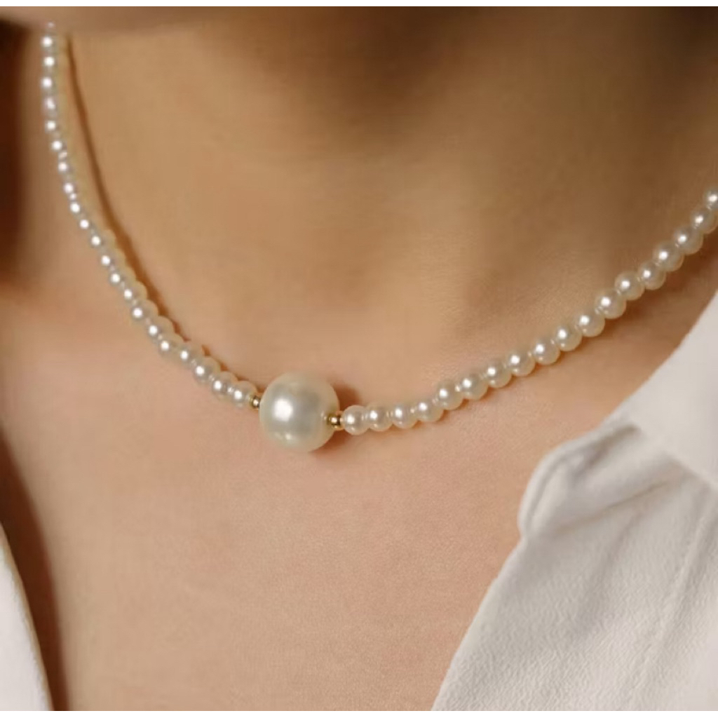 Kalung mutiara air tawar asli lombok Perhiasan Aksesoris Kalung mutiara air tawar asli lombok Akseso