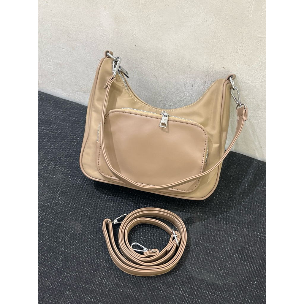 Small bag les femmes | tas bahan parasut selempang