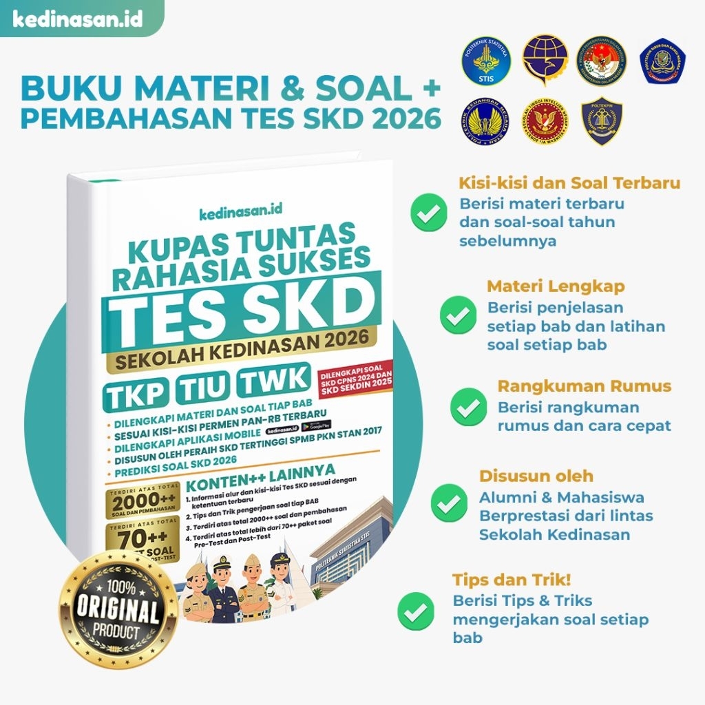 Buku Tes SKD Sekolah Kedinasan 2026