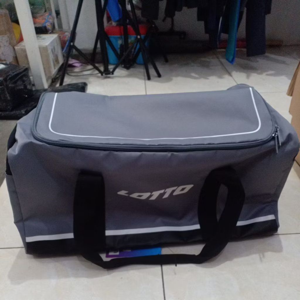 Tas Lotto Elta Gym Bag Grey