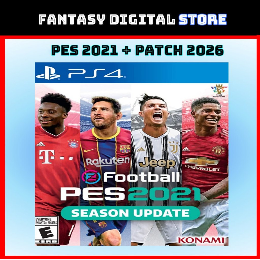 Pes 2021 PS4 PS5 Digital + PATCH 2026