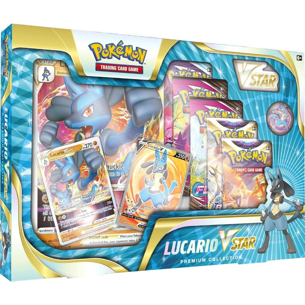 Pokemon TCG: Lucario VSTAR Premium Collection