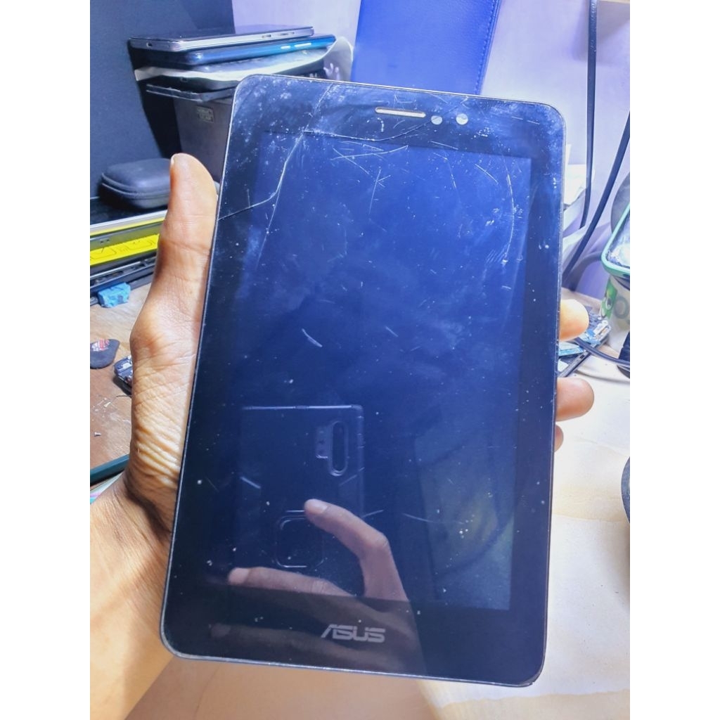 Lcd+Fream+Touchsreen Tablet Asus FonePad K004 Original Cabutan Normal