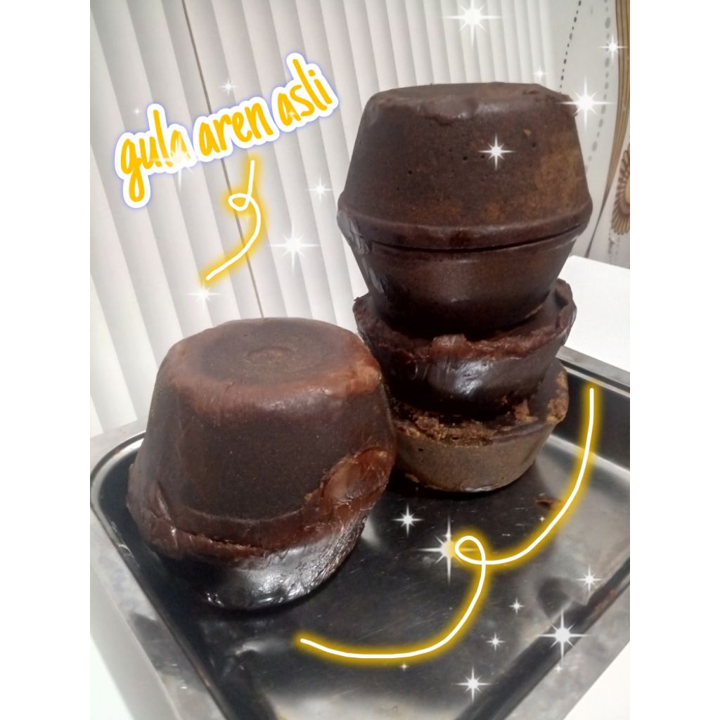 GULA AREN/GULA ASLI HITAM PEKAT/gula aren  batok