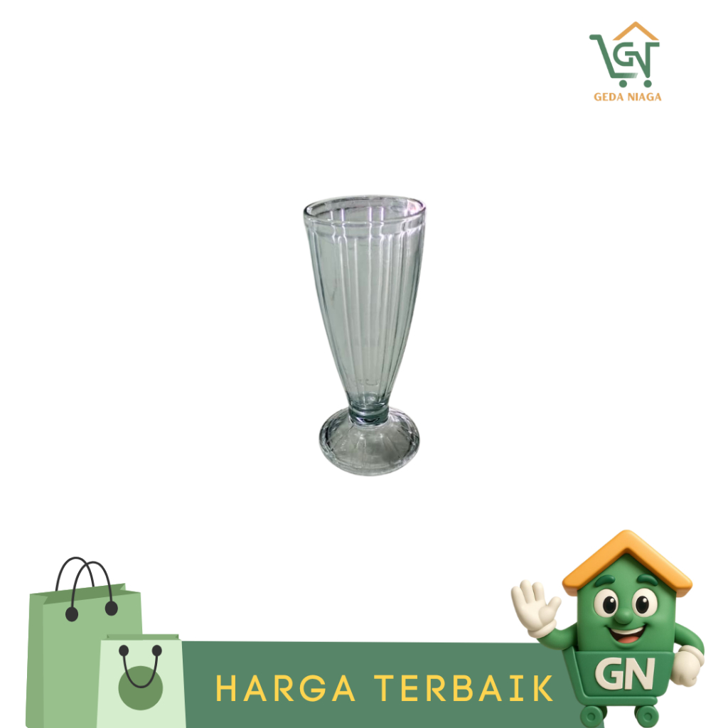 Gelas Kaca Jus Tinggi / Gelas Kaca Jus Tinggi Satu Set Isi (6 PCS)