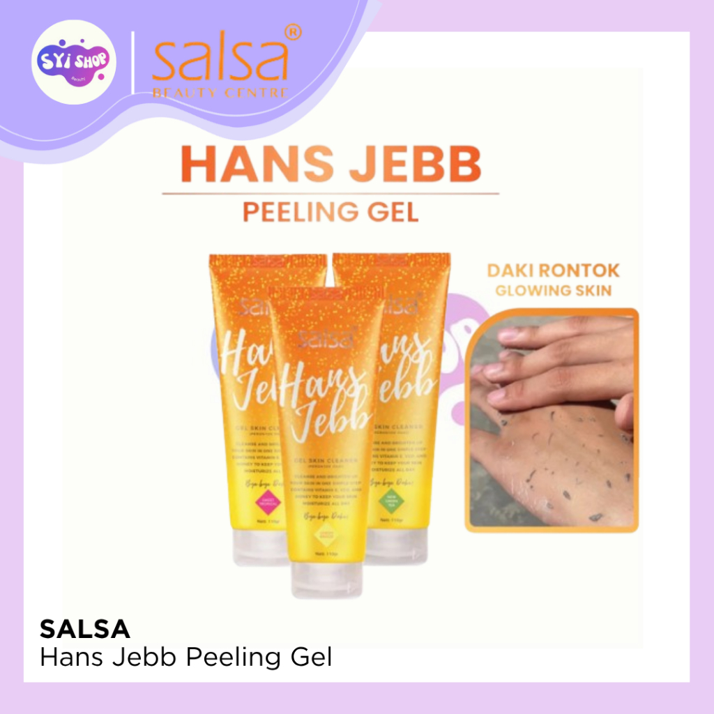 SALSA Hans Jebb Peeling Gel 110g – Eksfoliasi Lembut, Angkat Sel Kulit Mati & Cerahkan Wajah