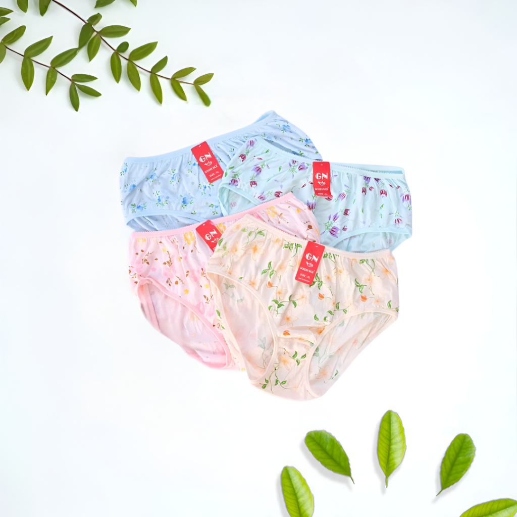 ( 3 Pcs ) Celana Dalam Wanita Golden Nick Art 937s Sablon | CD Golden Nick 937 Sablon | Celana Dalam