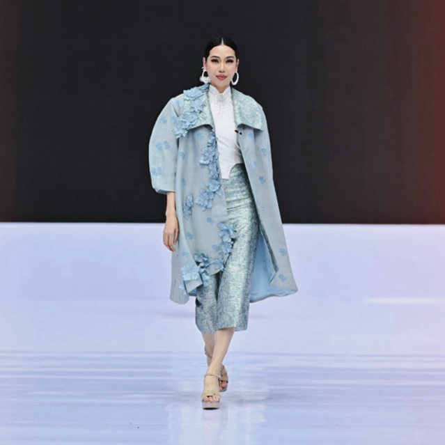 SET OUTER DAN ROK SONGKET MELAYU DELI