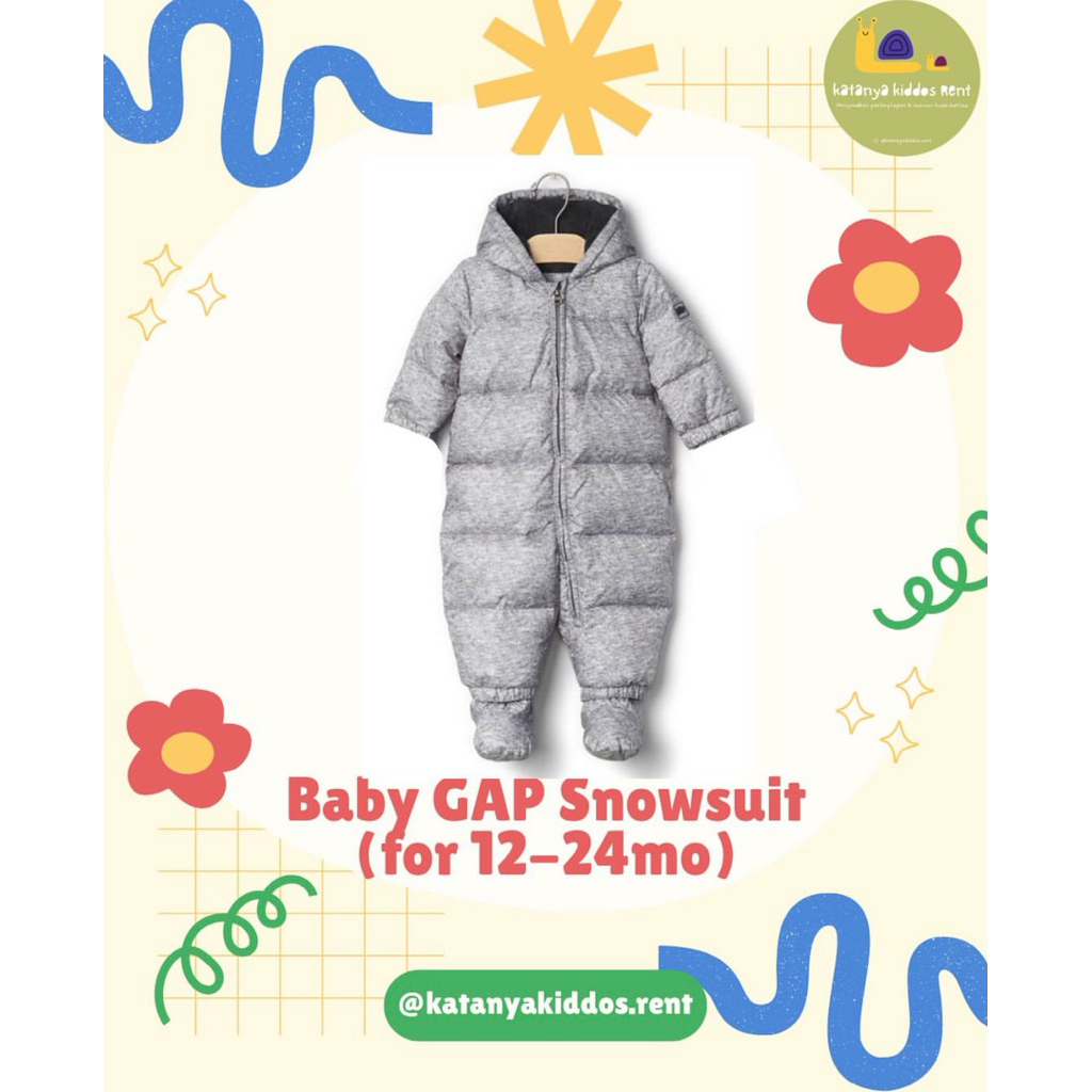 (SEWA) Baby Gap Snowsuit Winter / Jaket Winter @katanyakiddos.rent