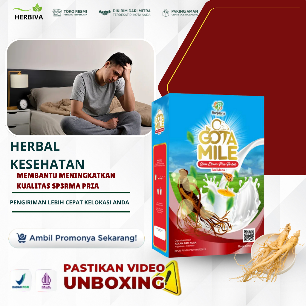 Susu Etawa Gotamile - Jamu Penyubur Sperma,obat Sperma Encer, Pengental Sperma, Penambah Sperma, Oba