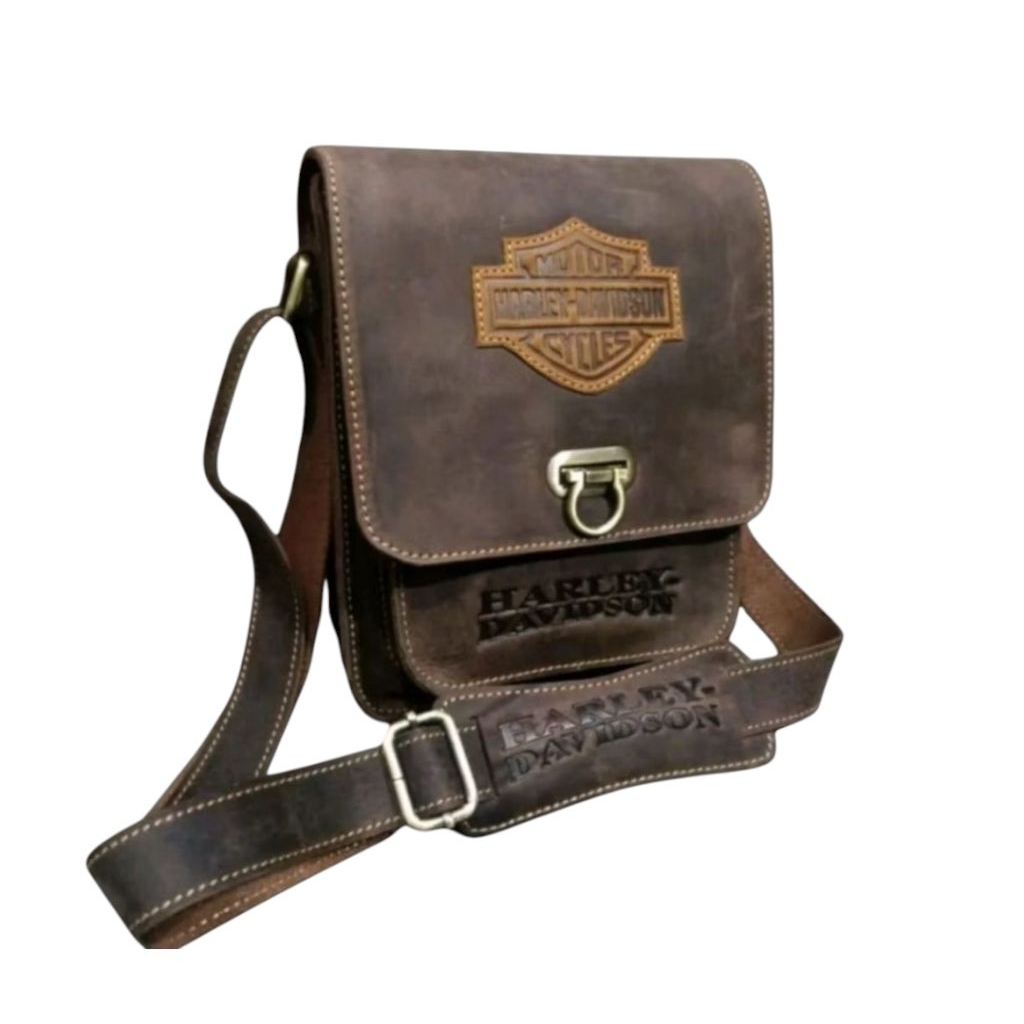 TAS PRIA KULIT SAPI ASLI CRAZY HORSE