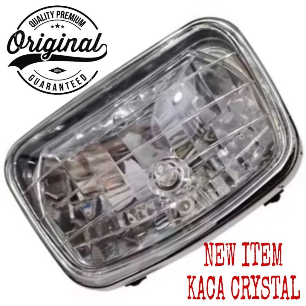 Reflektor Lampu Depan RX King New Kaca Crystal BARU Original Quality