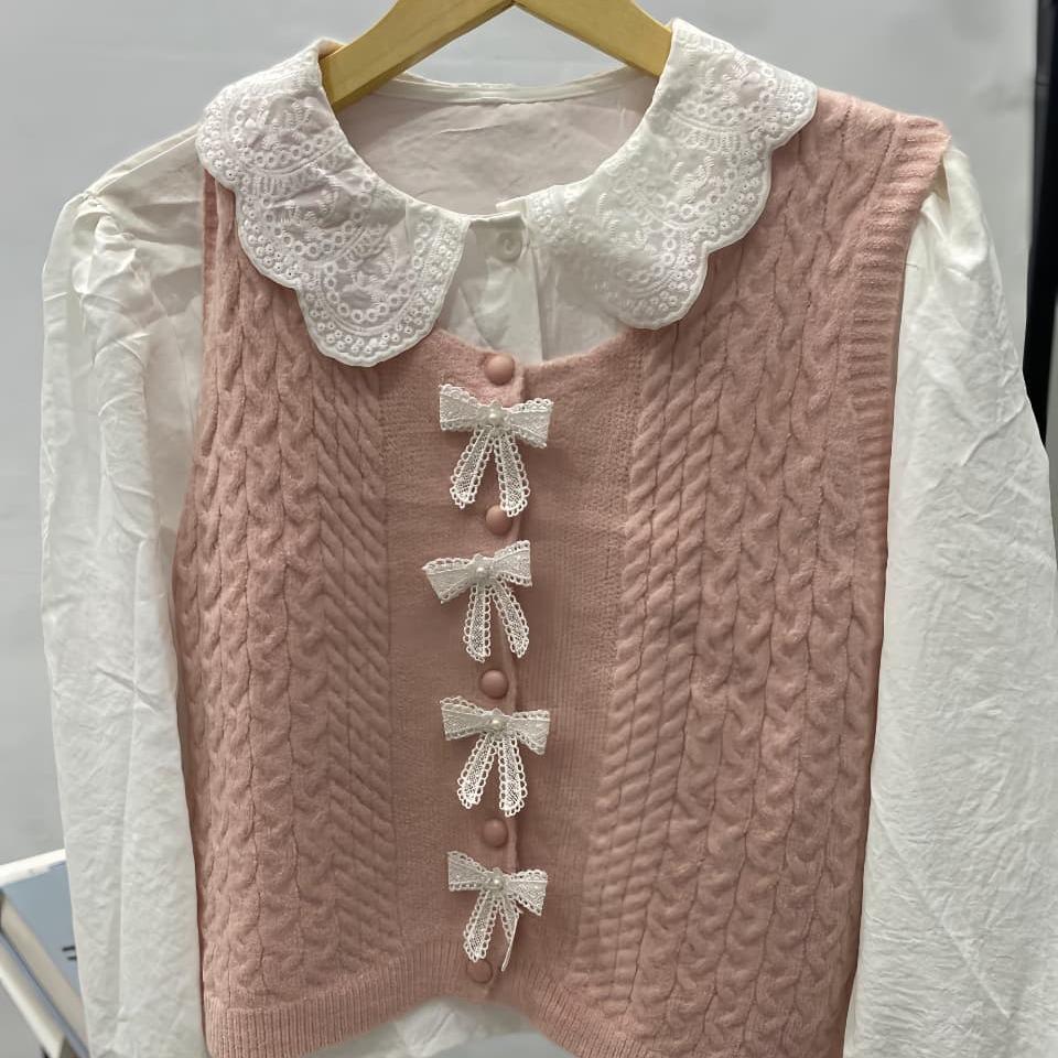 Kemeja Vest Wanita Import Rajut Premium & Katun RayoKemeja Vest Wanita Import Rajut Premium