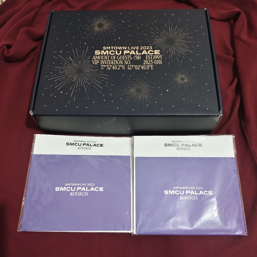 WELCOME KIT WELKIT SMCU PALACE DOYOUNG VER, AR TICKET SMCU PALACE KWANGYA DOYOUNG JUNGWOO NCT 127