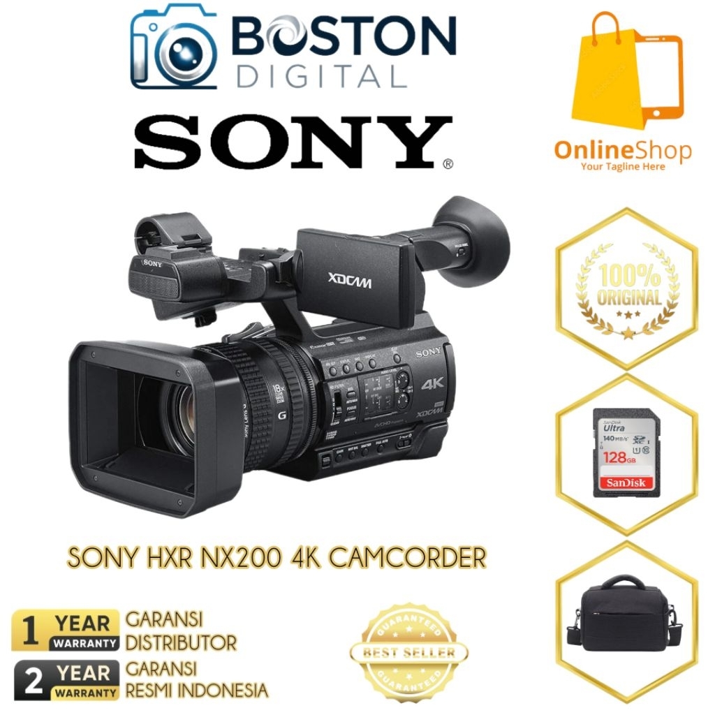 SONY HXR NX200 4K CAMCORDER / HANDYCAM SONY HXR-NX200 4K / SONY NX200