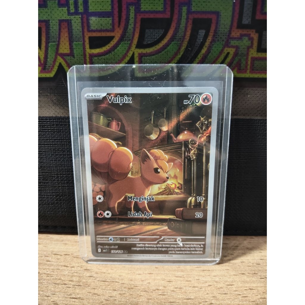 Pokemon TCG Indonesia Vulpix AR MA1 132/126