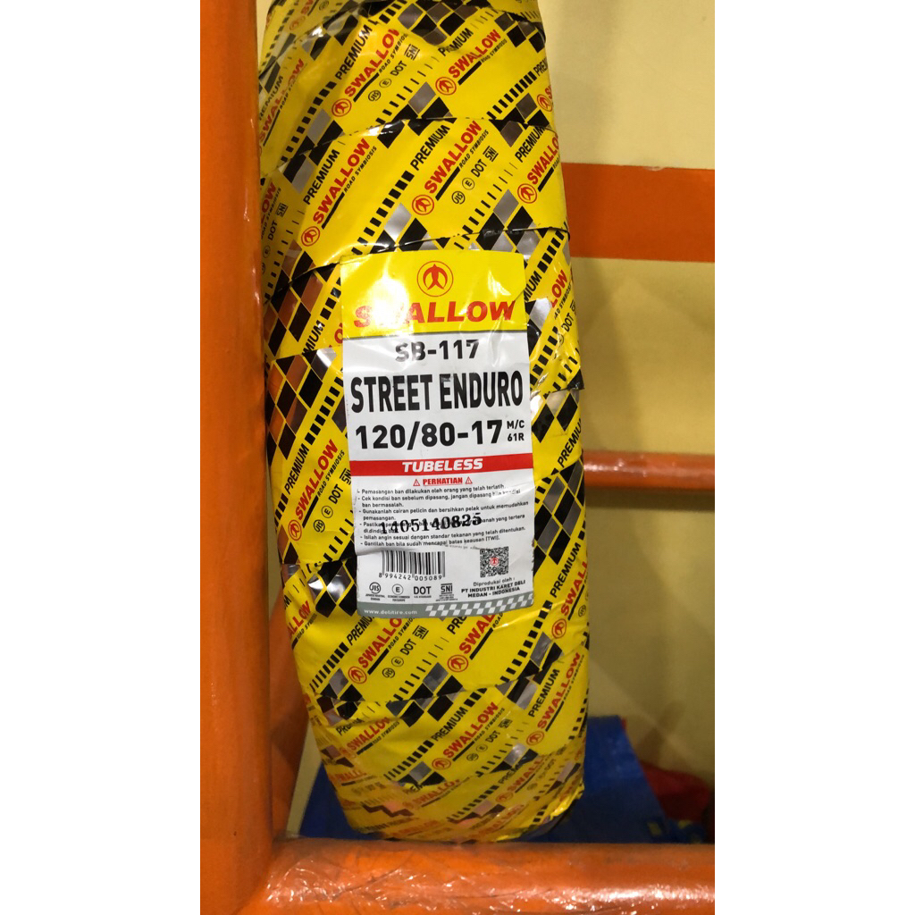 Swallow Street Enduro SB-117 120/80-17 (tubeless)