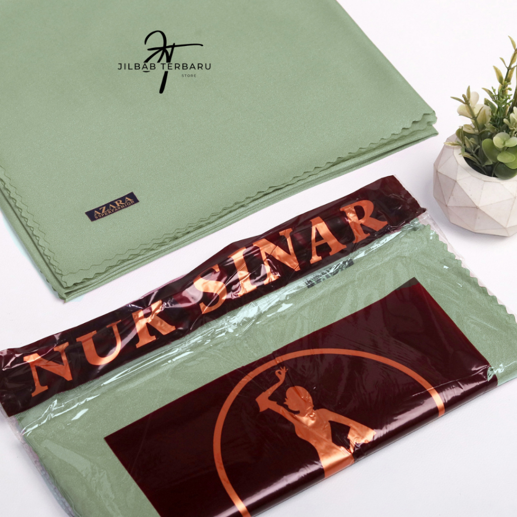 JILBAB SEGIEMPAT LUXURY SYARI/SEGI EMPAT SINAR SYARI/ HIJAB POLOS  UKURAN 130X130 CM