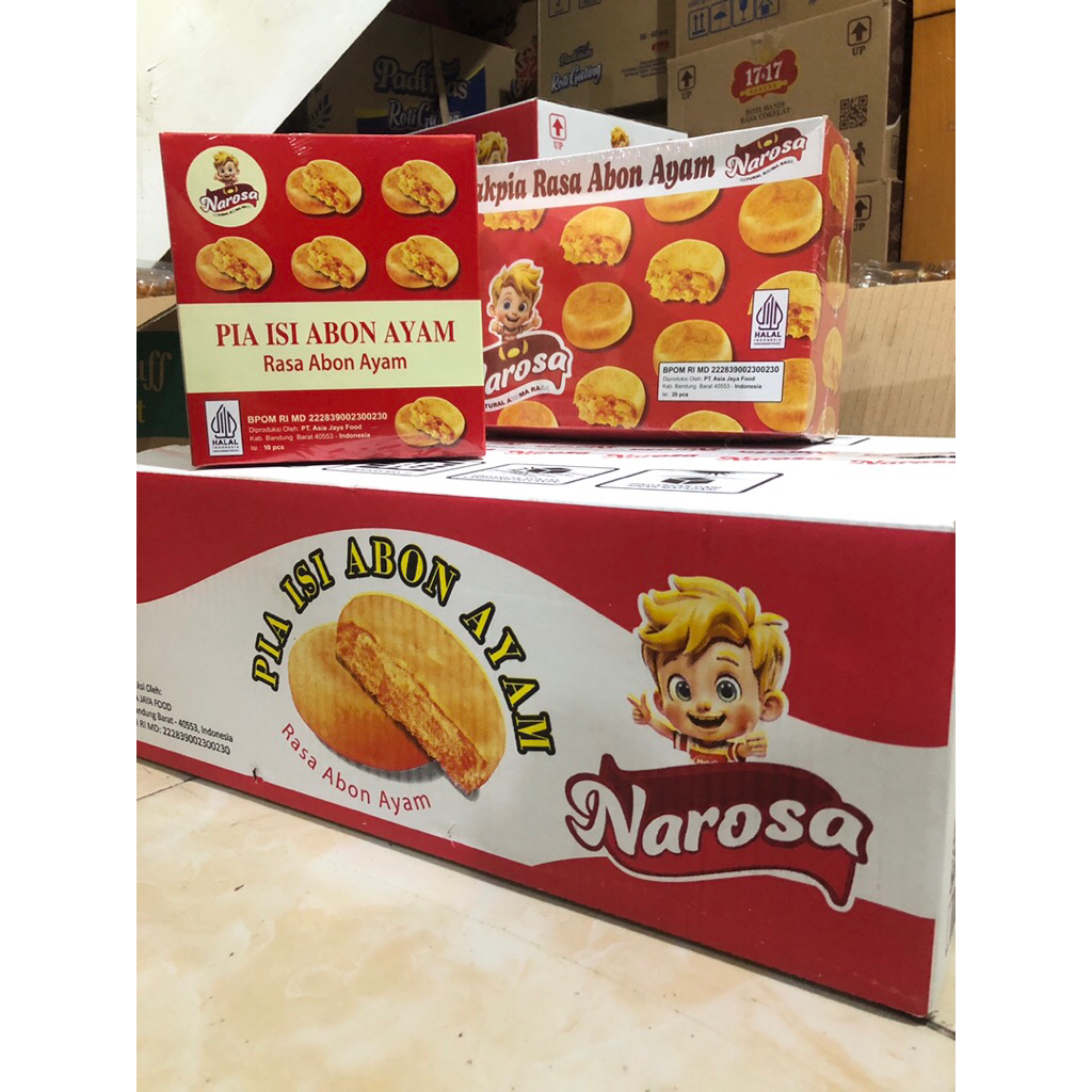 Bakpia Rasa Abon Ayam Narosa isi 10