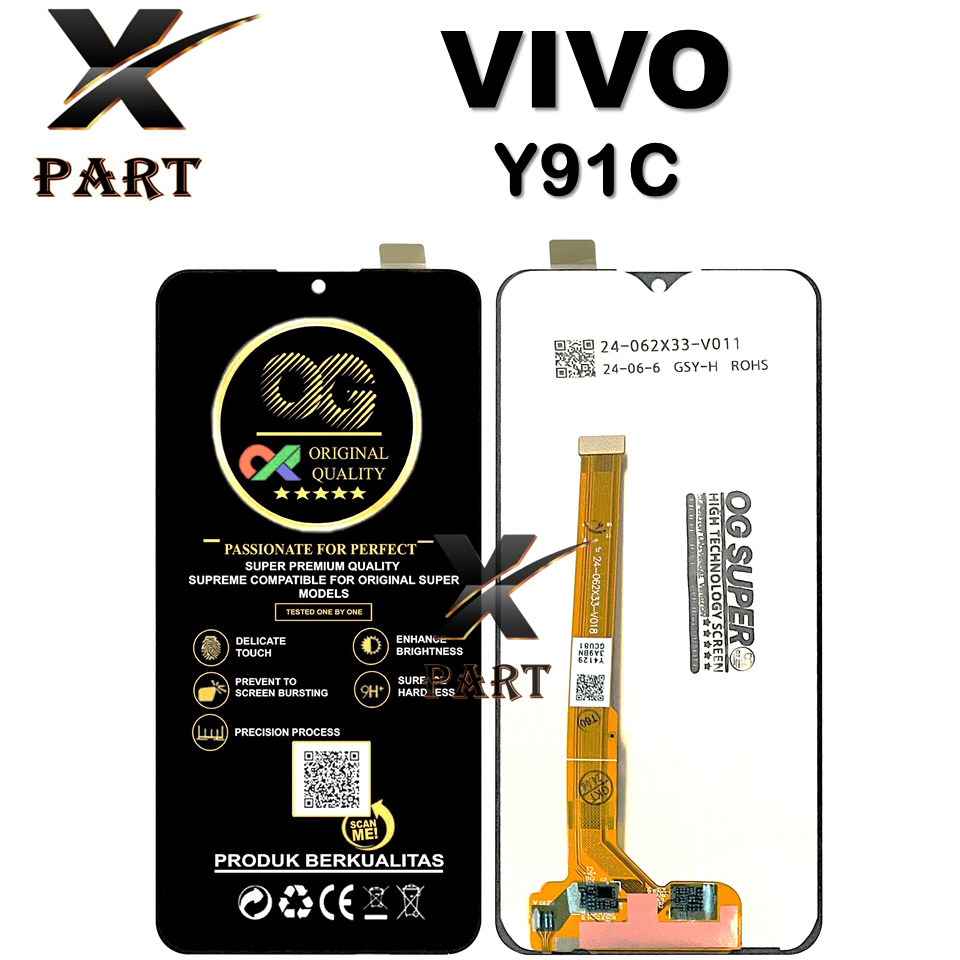 LCD TOUCHSCREEN VIVO Y91C FULLSET ORIGINAL