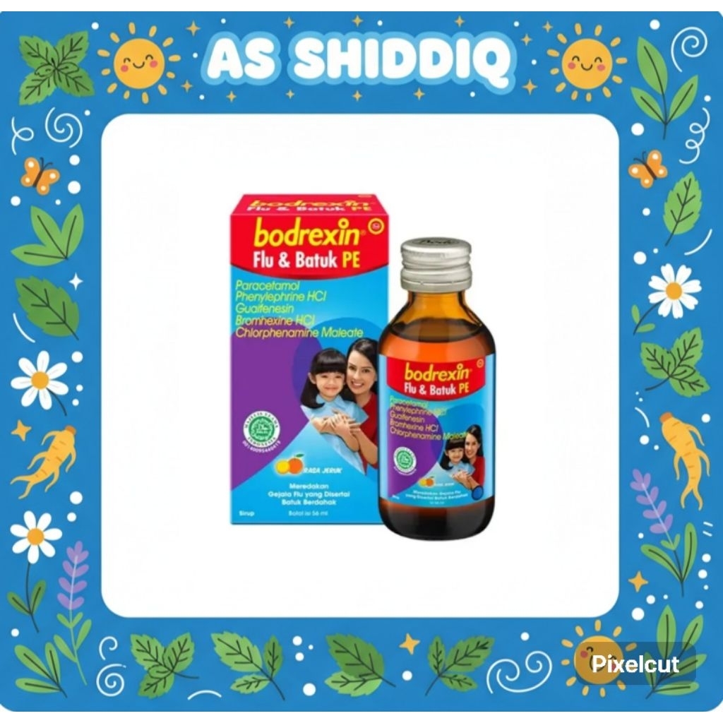 bodrexin Flu dan batuk PE sirup 56ml