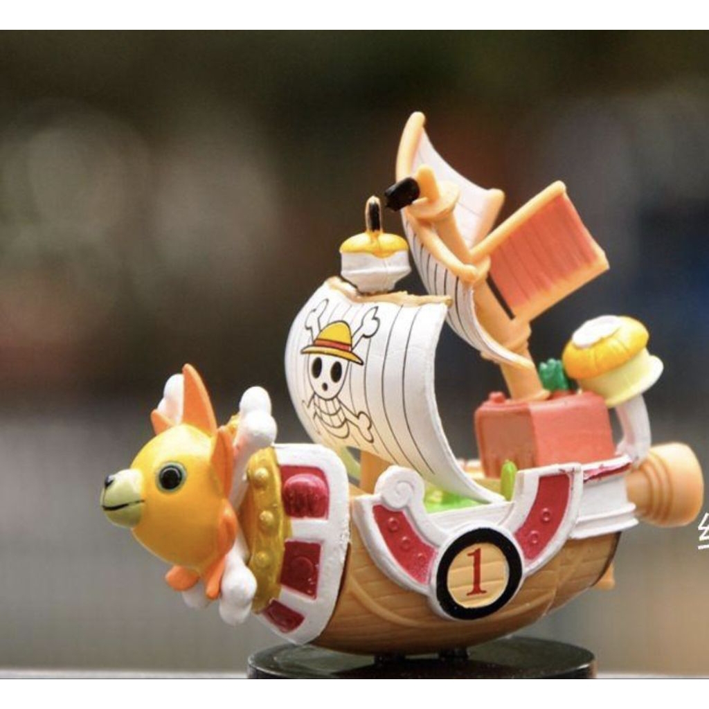 Pajangan Kapal Onepiece Going merry/thousand mini Pajangan meja kapal 7cm pajangan dashboard mobil