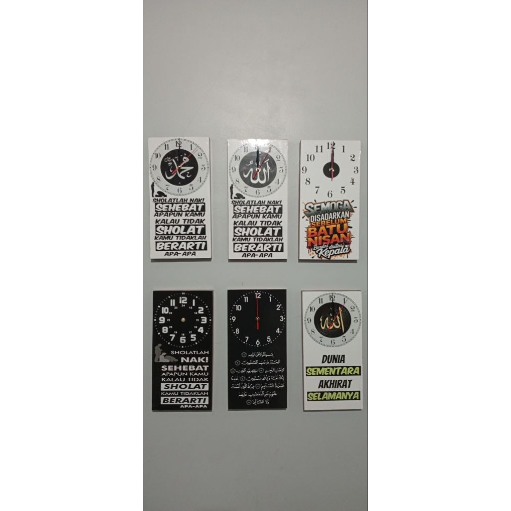 Jam dinding Motivasi #Jam dinding custom #Jam Dinding #Jam dinding kotak #Jam dinding hias