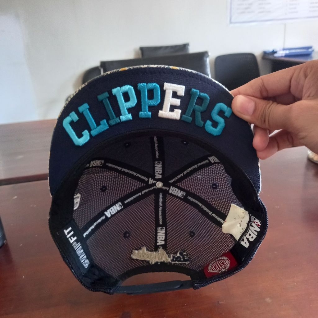 topi visor pendek nba lac