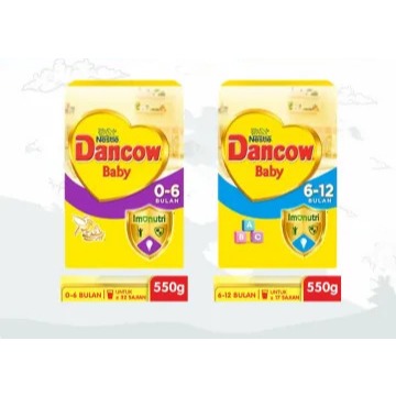 DANCOW BABY 6-12 bulan/ 0-6 bulan 550GR