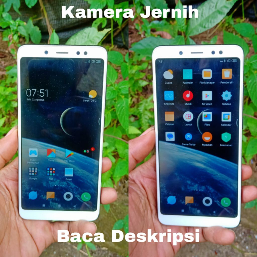 hp android 4G murah second bekas redmi Note 5 pro siap pakai baca deskripsi