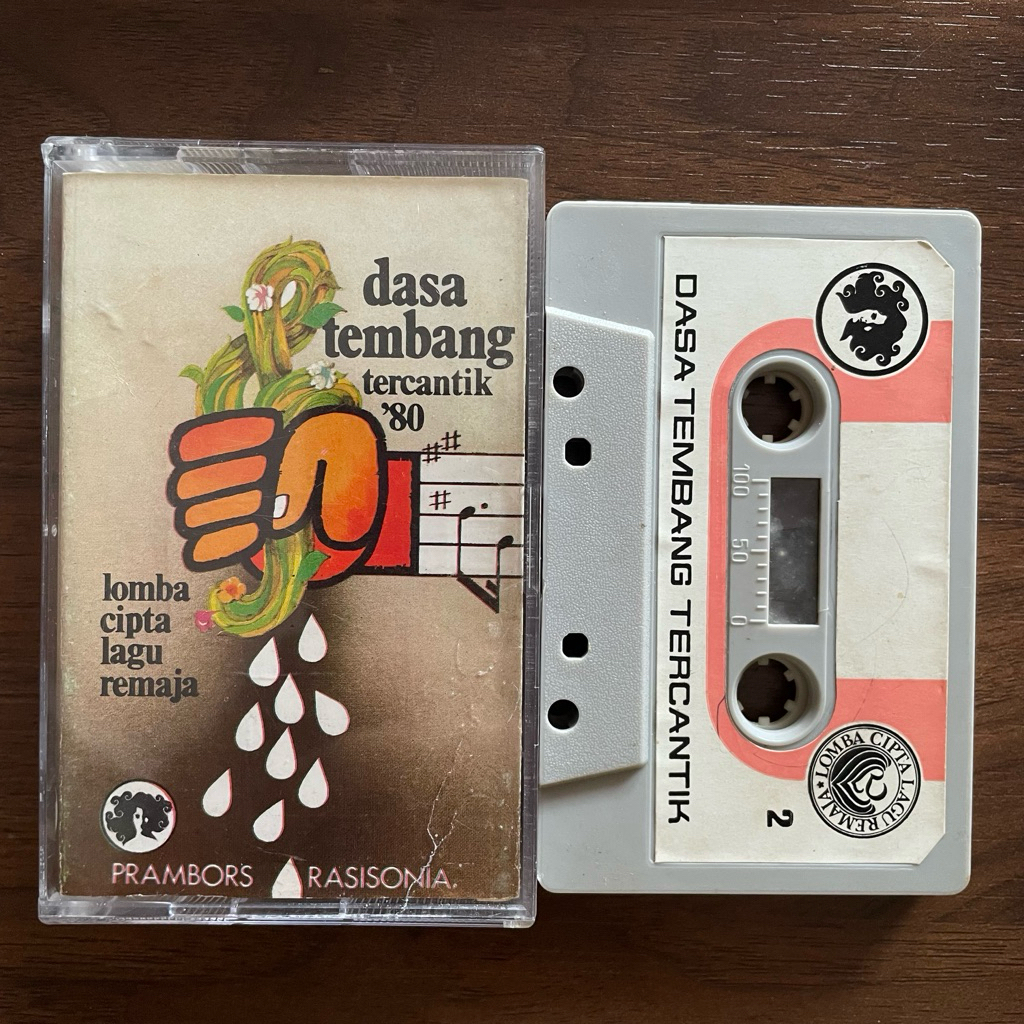 Kaset Pita - Dasa Tembang Tercantik '80 - Lomba cipta lagu remaja
