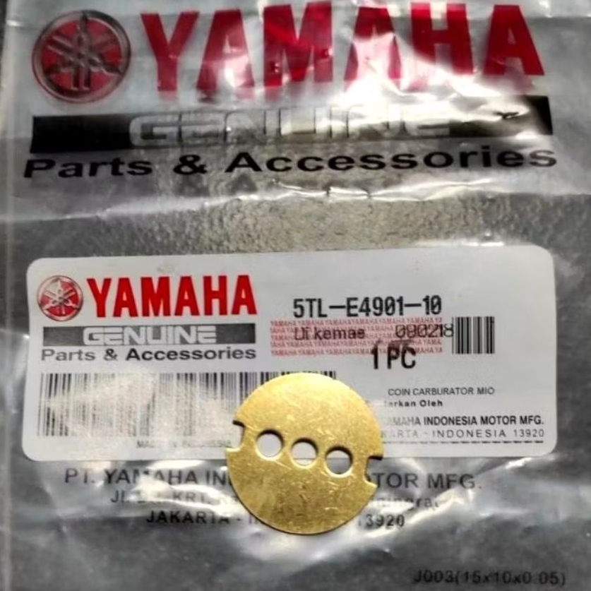 KOIN KARBURATOR COIN KARBURATOR MIO SPORTY SMILE SOUL FINO LAMA KARBU MIO LAMA 5TL ORIGINAL KUALITAS