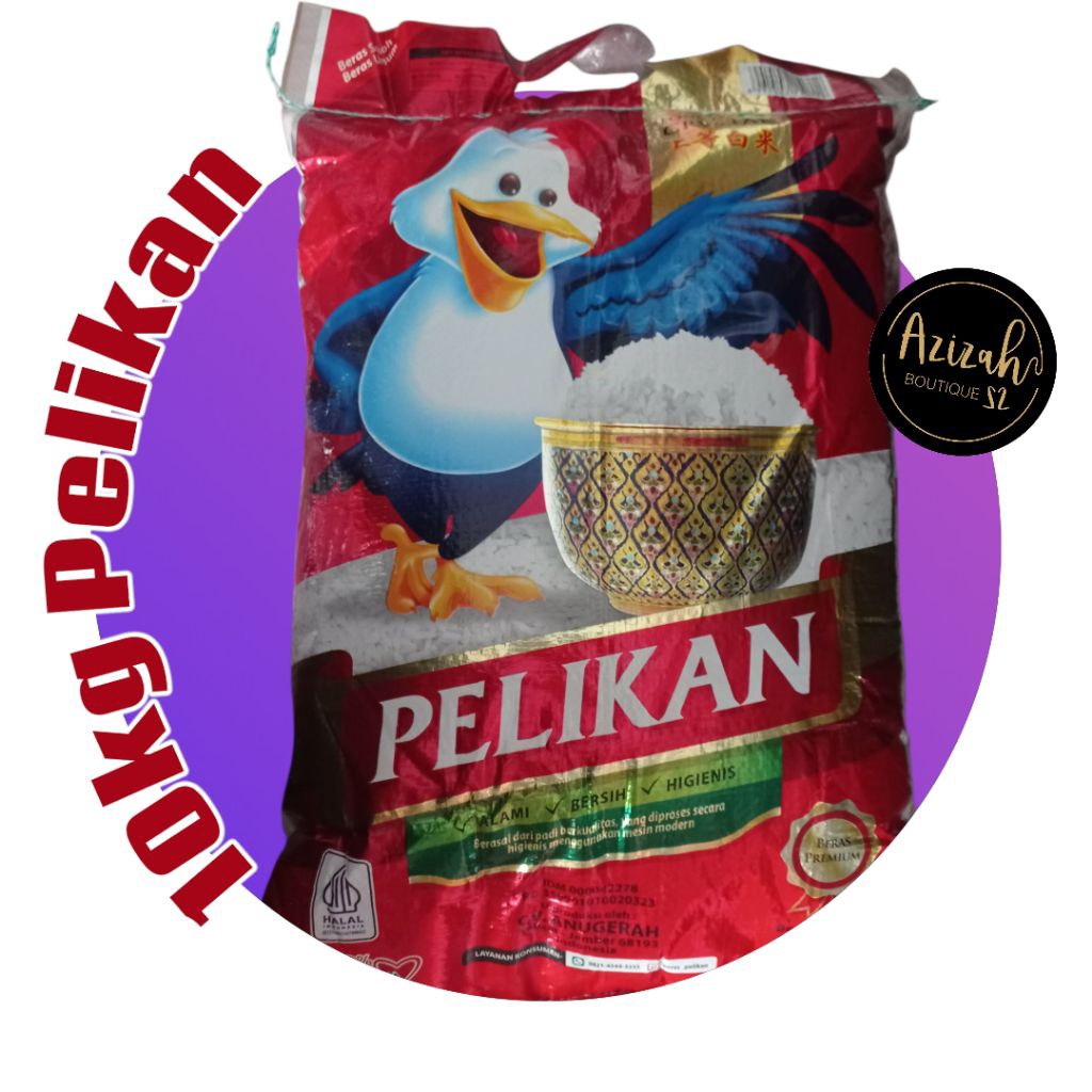 10kg - Beras PELIKAN 10kg #berasPelikan