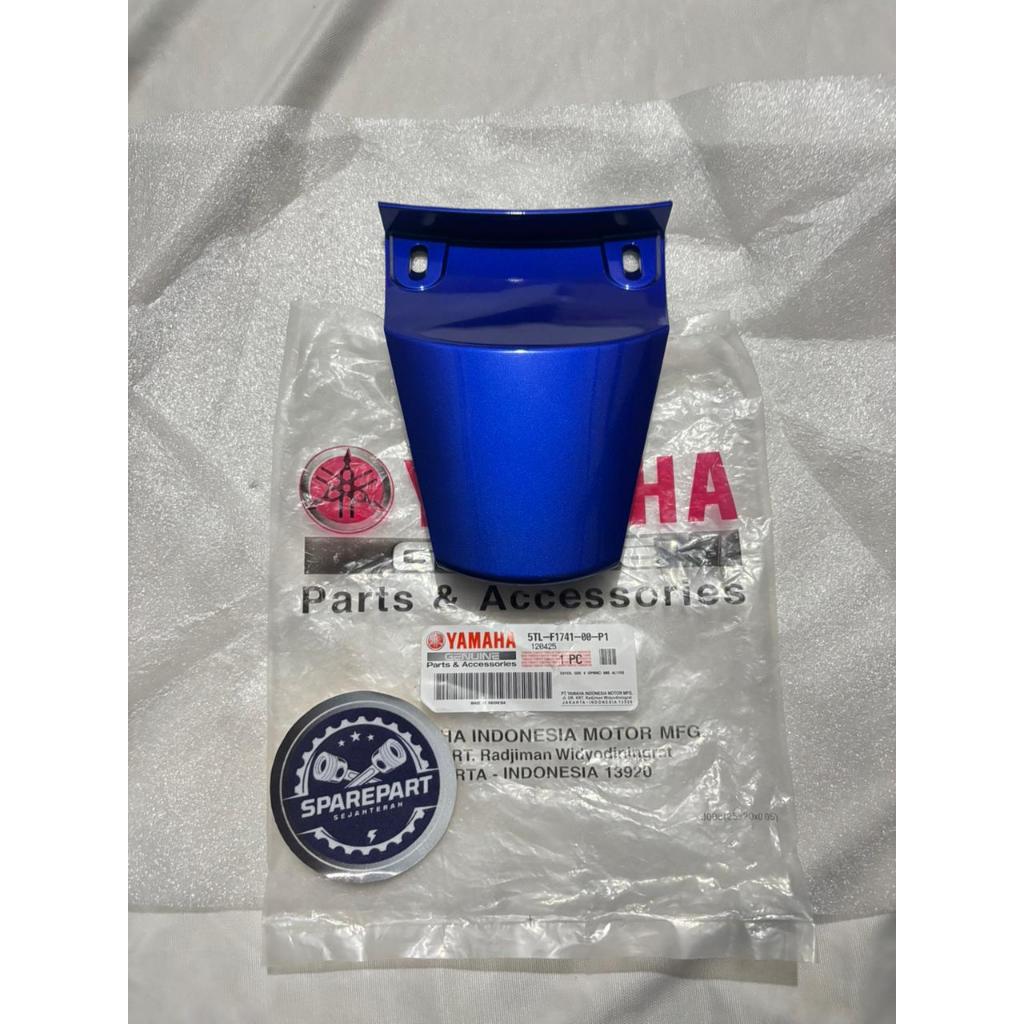SAMBUNGAN BODY BELAKANG MIO SPORTY  SMILE BIRU ORIGINAL ORI YAMAHA