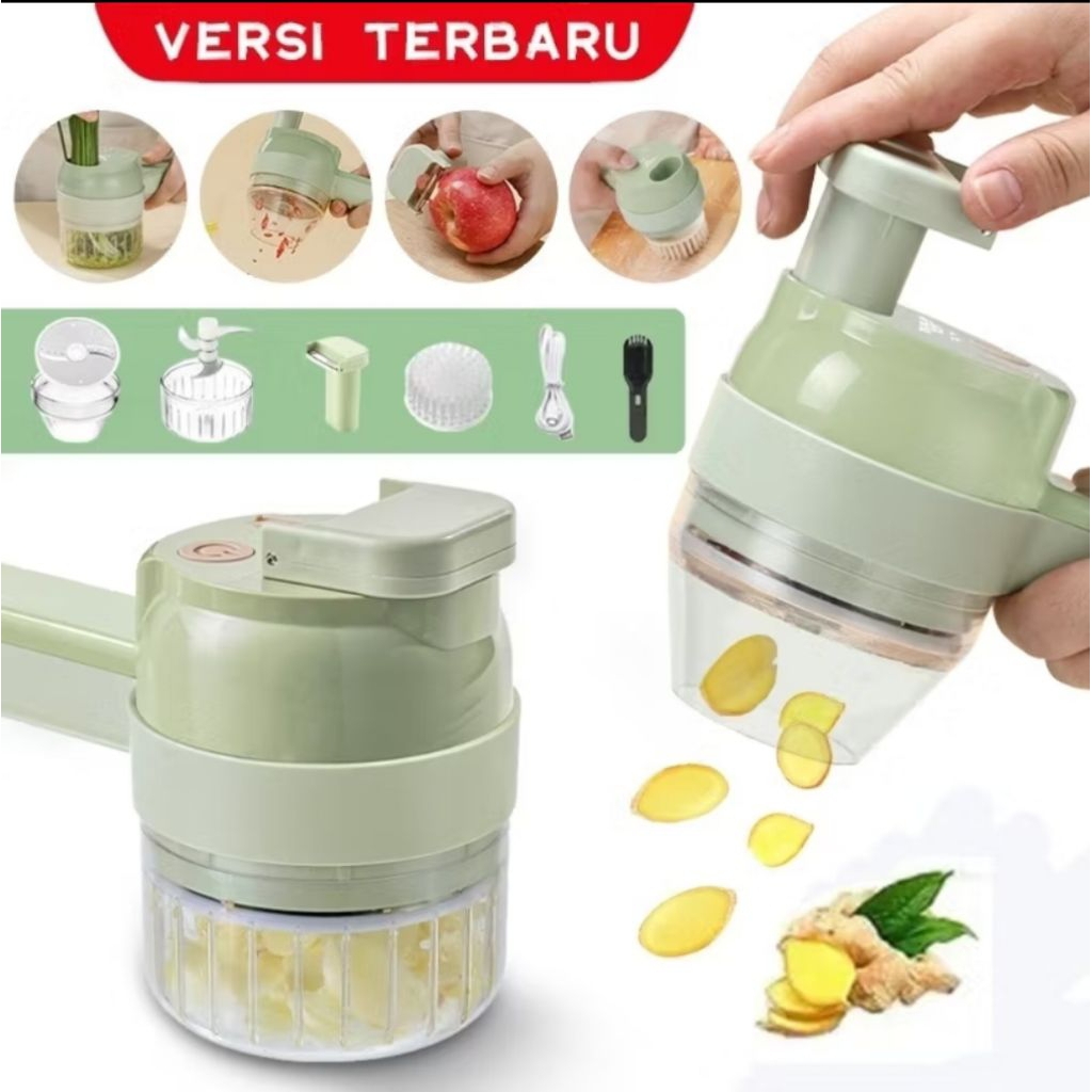 FOOD CHOPPER 4IN1 BLENDER MULTIFUNGSIONAL SAYURAN DAN BUMBU